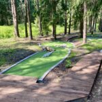 Minigolf takai iš aukščiau